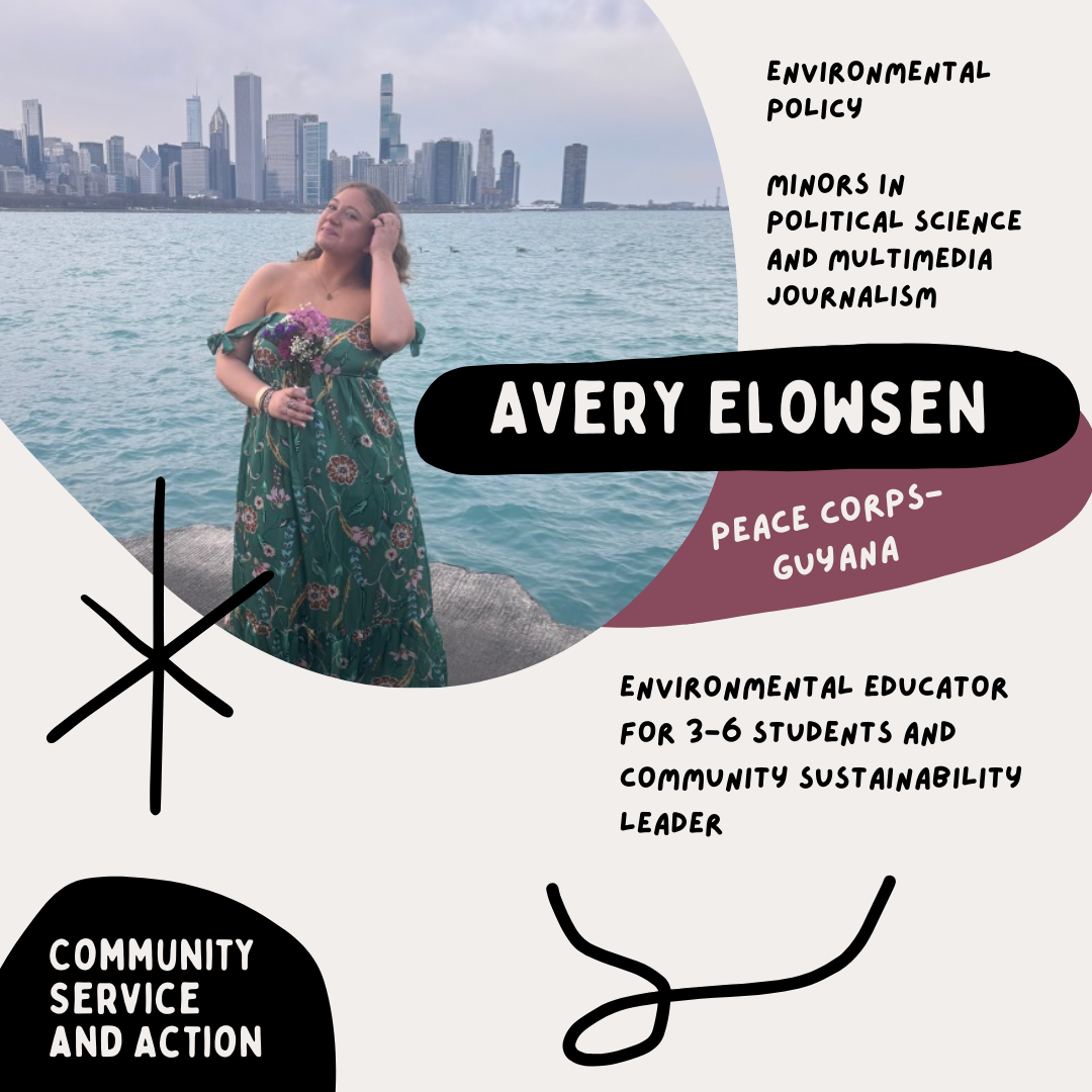Avery Elowson commits to Peace Corps